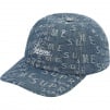 Thumbnail for Warp Jacquard Logos Denim 6-Panel