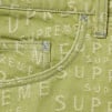 Thumbnail for Warp Jacquard Logos Denim Painter Short