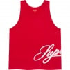 Thumbnail for Mesh Script Tank Top