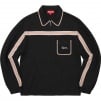 Supreme Chest Stripe Zip Up Cardigan (FW21) - Black