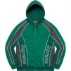 Thumbnail for Track Paneled Zip Up Hooded Sweatshirt