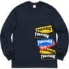 Thumbnail for Supreme Thrasher Multi Logo L S Tee