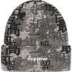 Supreme Kanji Camo Beanie (FW21) - Black