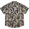 Thumbnail for Kanji Camo Zip Up Baseball Jersey