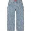 Thumbnail for Monogram Double Knee Denim Painter Pant