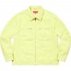 Supreme Corduroy Zip Jacket (FW21) - Pale Yellow