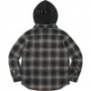 Thumbnail for Hooded Flannel Zip Up Shirt