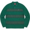 Thumbnail for Knit Stripe L S Polo