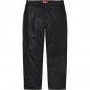 Supreme Leather 5-Pocket Jean (FW21) - Black