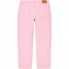 Supreme Leather 5-Pocket Jean (FW21) - Pink