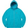 Supreme Small Box Facemask Zip Up Hooded Sweatshirt (FW21) - Cyan