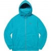 Supreme Small Box Facemask Zip Up Hooded Sweatshirt (FW21) - Cyan