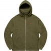 Supreme Small Box Facemask Zip Up Hooded Sweatshirt (FW21) - Dark Olive