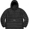 Thumbnail for Micro Down Half Zip Hooded Pullover