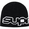 Supreme Wrap Logo Beanie (FW21) - Black