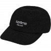 Supreme Harris Tweed Classic Logo 6-Panel (FW21) - Black