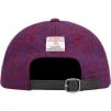 Supreme Harris Tweed Classic Logo 6-Panel (FW21) - Royal Multi