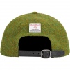 Supreme Harris Tweed Classic Logo 6-Panel (FW21) - Olive