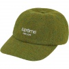 Supreme Harris Tweed Classic Logo 6-Panel (FW21) - Olive