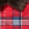 Thumbnail for Faux Fur Collar Flannel Shirt