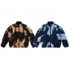 Thumbnail Supreme The North Face Bleached Denim Print Fleece Jacket