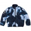 Thumbnail for Supreme The North Face Bleached Denim Print Fleece Jacket