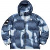 Thumbnail for Supreme The North Face Bleached Denim Print Nuptse Jacket