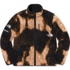 Thumbnail for Supreme The North Face Bleached Denim Print Fleece Jacket