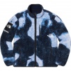 Thumbnail for Supreme The North Face Bleached Denim Print Fleece Jacket