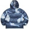 Thumbnail for Supreme The North Face Bleached Denim Print Nuptse Jacket