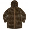 Supreme Faux Fur Hooded Coat (SS22) - Brown