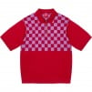 Thumbnail for Checkerboard Zip Polo