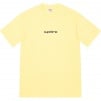 Supreme Classic Logo Tee (SS22) - Pale Yellow