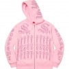 Thumbnail for Rhinestone Zip Up Hooded Sweatshirt