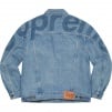 Thumbnail for Inset Logo Denim Trucker Jacket