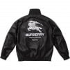 Supreme *Burberry exclusive* Supreme Burberry Leather Track Jacket (SS22)