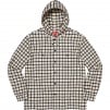 Thumbnail for Mini Plaid Hooded Shirt