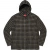 Thumbnail for Mini Plaid Hooded Shirt