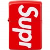 Supreme Logo Zippo (SS22) - Red