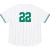 Thumbnail for Rhinestone Stripe Baseball Jersey