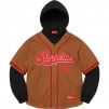 Thumbnail for Baseball Jersey Hooded Sweatshirt