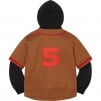 Thumbnail for Baseball Jersey Hooded Sweatshirt