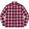 Thumbnail for Shadow Plaid Flannel Zip Up Shirt