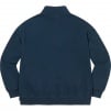 Supreme Washed Half Zip Pullover (FW22) - Navy