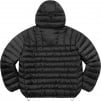 Supreme Micro Down Half Zip Hooded Pullover (FW22) - Black