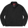 Supreme Washed Half Zip Pullover (FW22) - Black