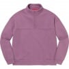 Supreme Washed Half Zip Pullover (FW22) - Dusty Purple