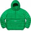 Supreme Micro Down Half Zip Hooded Pullover (FW22) - Green