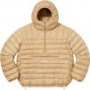 Supreme Micro Down Half Zip Hooded Pullover (FW22) - Tan