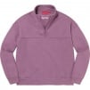 Supreme Washed Half Zip Pullover (FW22) - Dusty Purple